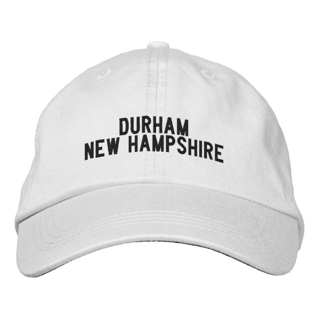Bordada Gorra de Durham New Hampshire (Anverso)
