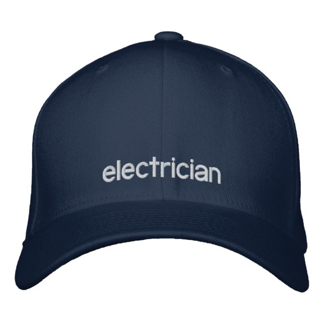 Bordada Gorra de electricista (Anverso)