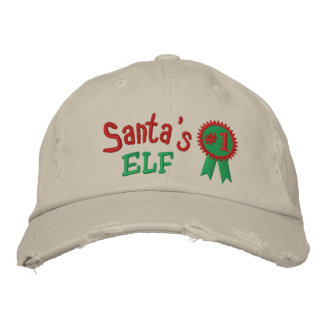Bordada Gorra de Elf Embroidered de Santa