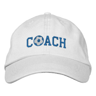 Bordada Gorra de Entrenador de Fútbol