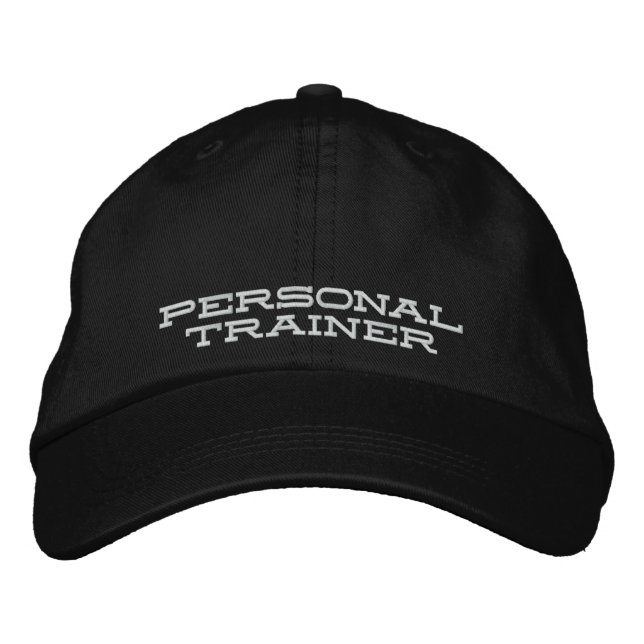 Bordada Gorra de entrenador personal (Anverso)