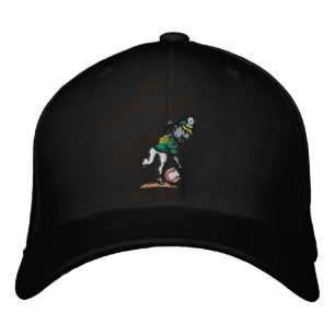 Bordada Gorra de equipo de Médico de giro negro