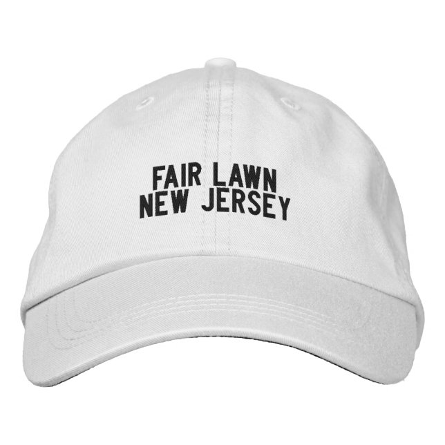 Bordada Gorra de Fair Lawn New Jersey (Anverso)