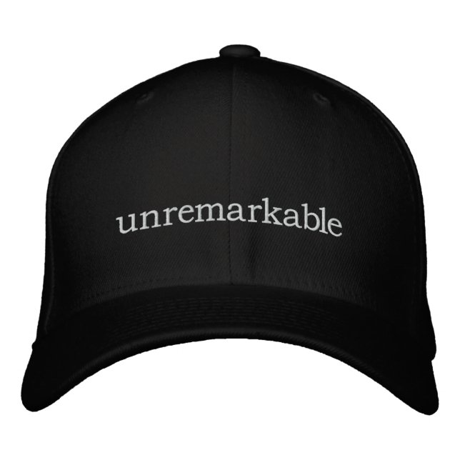 Bordada gorra de flexión no destacable (Anverso)