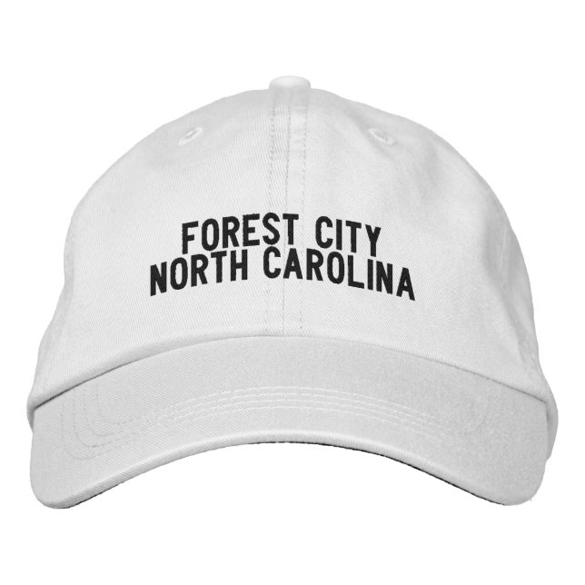 Bordada Gorra de Forest City North Carolina (Anverso)