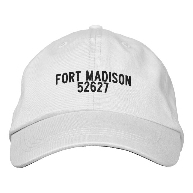 Bordada Gorra de Fort Madison Iowa (Anverso)