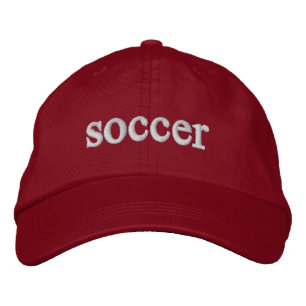 Bordada gorra de fútbol