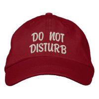 gorra de gimnasia "No molestar"