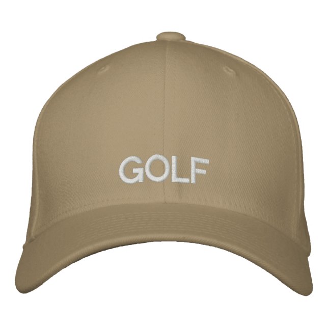 Bordada Gorra de golf (Anverso)