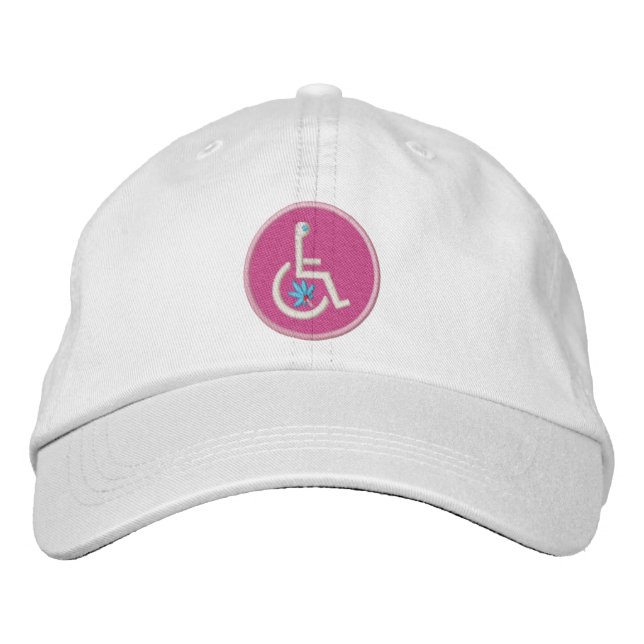 Bordada Gorra de golf ajustable para Cannabuds™ MMI (Anverso)