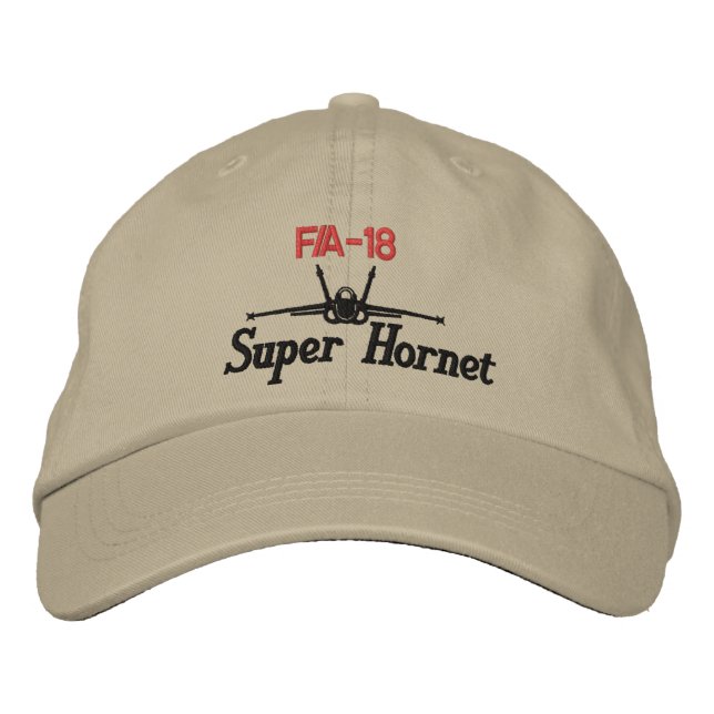 Bordada Gorra de golf Super Hornet (Anverso)