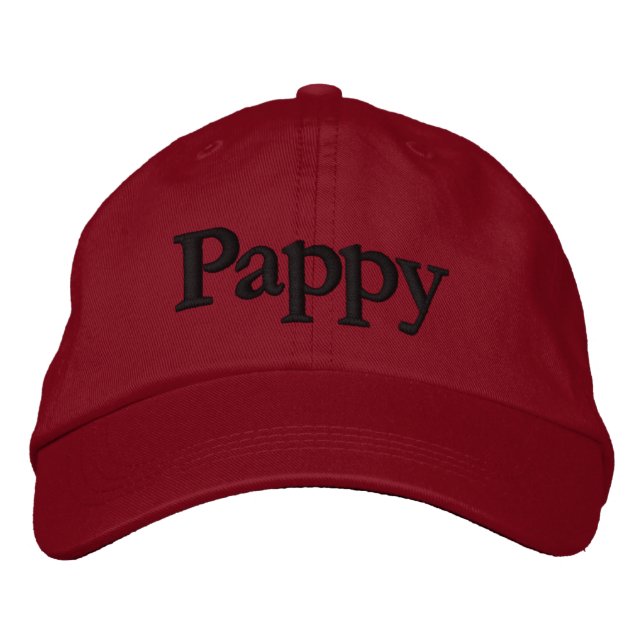 Bordada Gorra de Gorra de Béisbol con bordado de papa (Anverso)