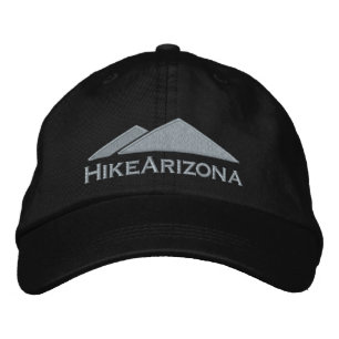 Bordada Gorra de HikeArizona - negro