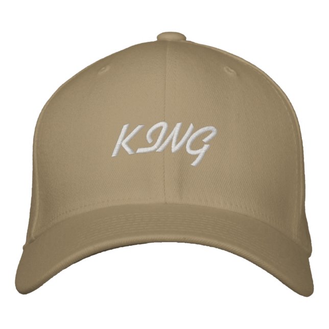 Bordada Gorra de hombre de moda Text Flexfit de lana suave (Anverso)