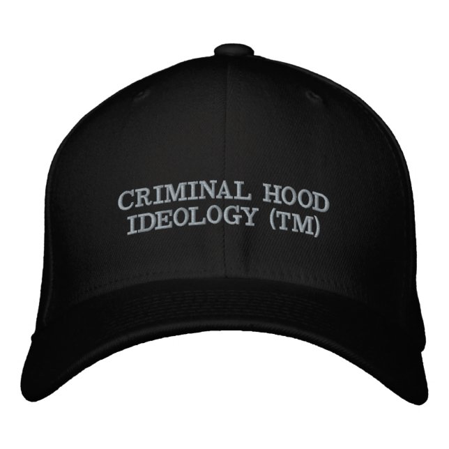 BORDADA GORRA DE IDEOLOGÍA DE LA SANGRE PENAL (Anverso)