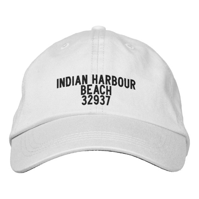 Bordada Gorra de Indian Harbor Beach Florida (Anverso)