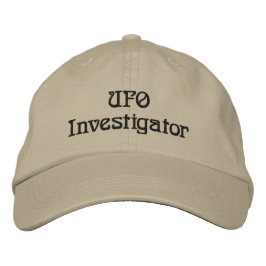 Bordada Gorra de investigador de OVNI Bordado