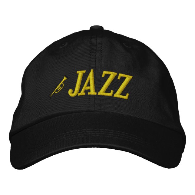 Bordada Gorra de Jazz Music Embroidered (Anverso)