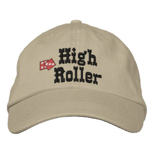 Bordada Gorra de juegos de azar bordados