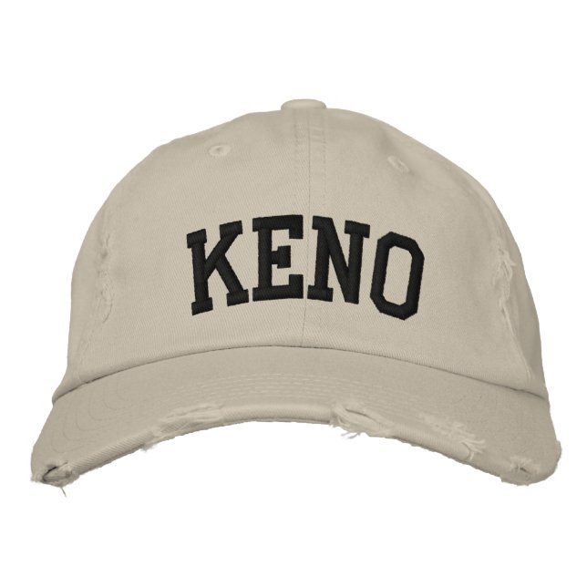 Bordada Gorra de Keno Embroidered (Anverso)