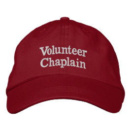 Bordada Gorra de la capellana voluntaria
