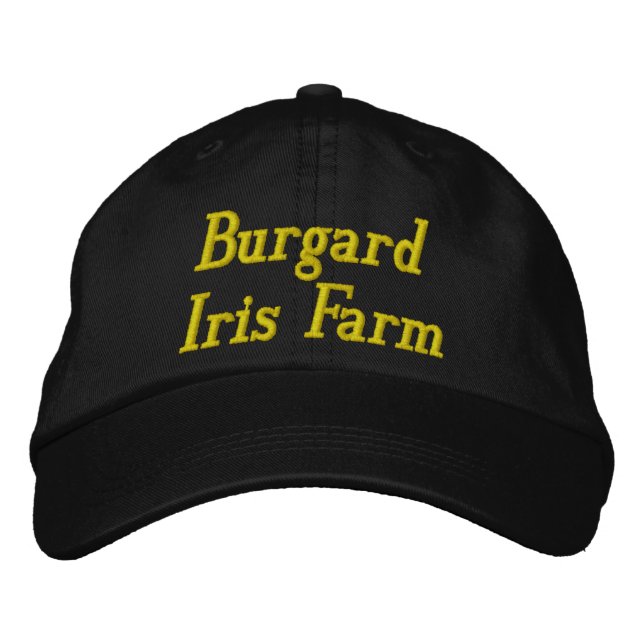 Bordada Gorra de la granja Burgard Iris (Anverso)