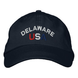 Bordada Gorra de la Marina Borrada de Delaware Estados Uni