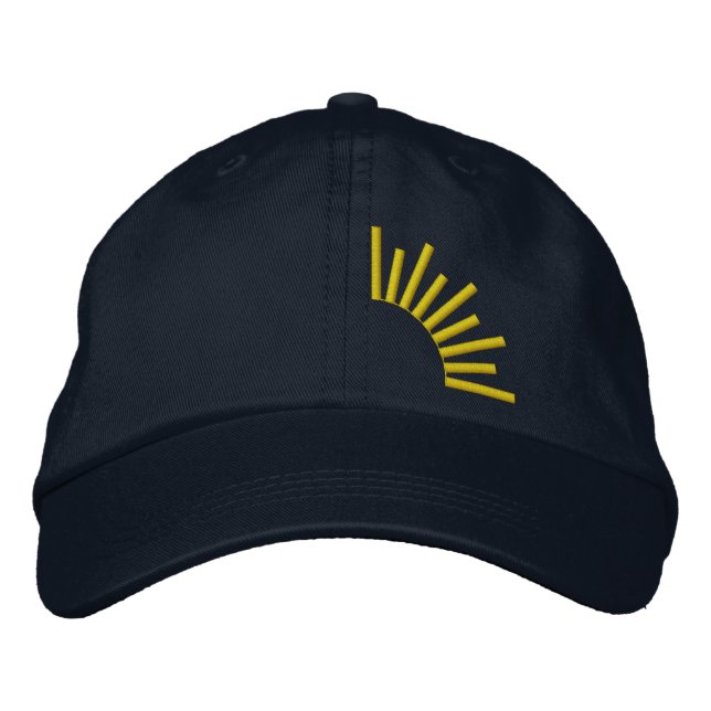 Bordada Gorra de la marina con marca logomarca (Anverso)