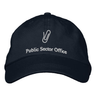 Bordada Gorra de la Oficina del Sector Público