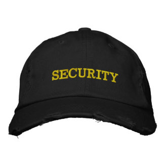 Bordada Gorra de la seguridad