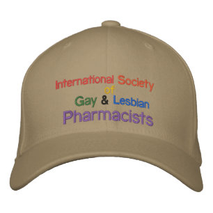 Bordada Gorra de la Sociedad de Farmacia Gay