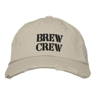 Bordada Gorra DE LA TRIPULACIÓN DE BREW