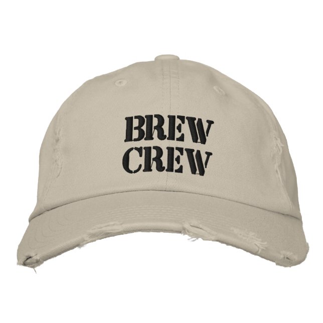 Bordada Gorra DE LA TRIPULACIÓN DE BREW (Anverso)