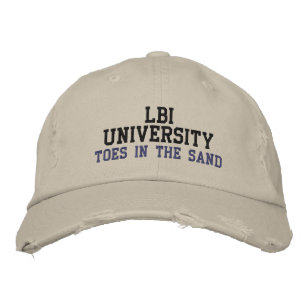 Bordada Gorra DE LA UNIVERSIDAD DE LBI (MARCA COMERCIAL RE