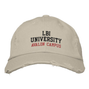 Bordada Gorra DE LA UNIVERSIDAD LBI (TM)