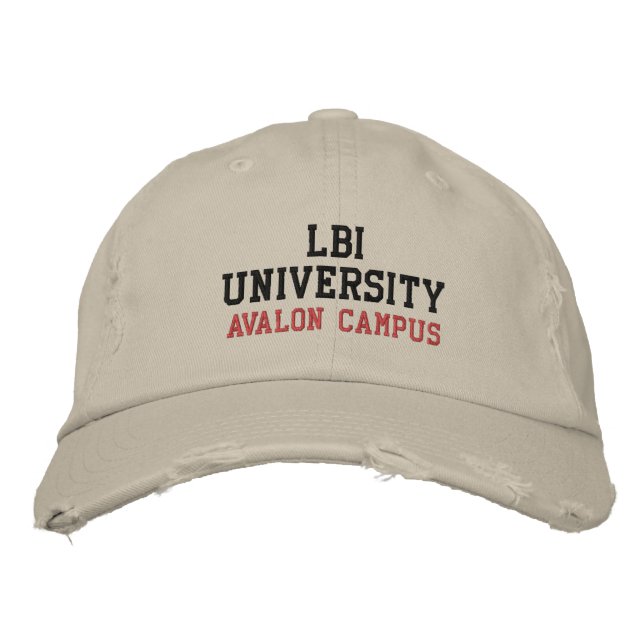 Bordada Gorra DE LA UNIVERSIDAD LBI (TM) (Anverso)