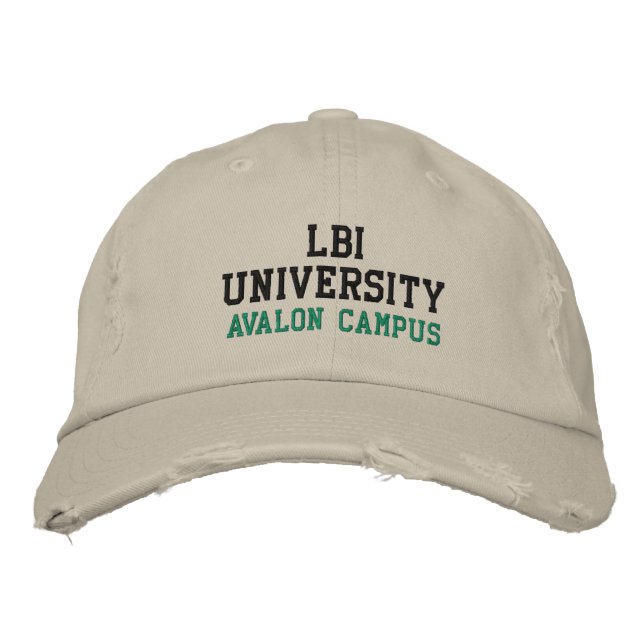 Bordada Gorra DE LA UNIVERSIDAD LBI (TM) (Anverso)