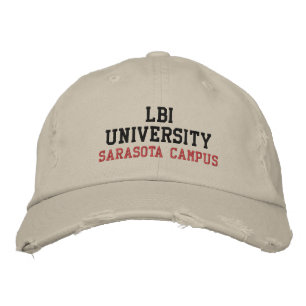 Bordada Gorra DE LA UNIVERSIDAD LBI (TM)