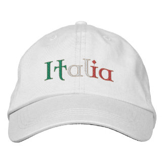 Bordada Gorra de Ladies Italia para los hinchas de Calcio 