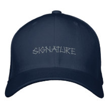 Gorra de lana de impresión personalizada Signature