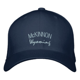 Bordada Gorra de McKinnon Wyoming Embroidered