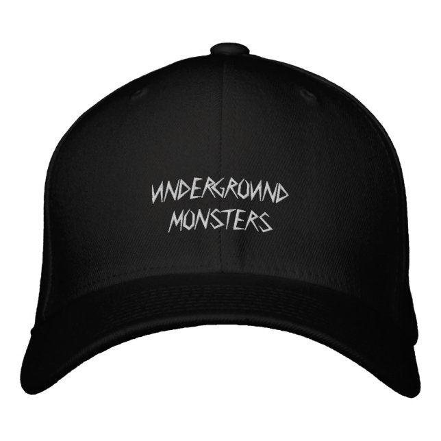 BORDADA GORRA DE MONSTERS SUBTERRÁNEO (Anverso)