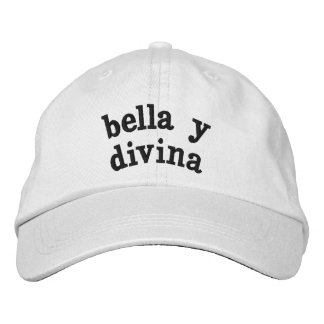 Bordada gorra de mujer