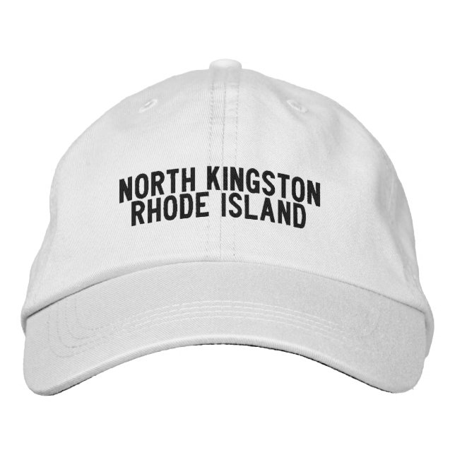 Bordada Gorra de North Kingston Rhode Island (Anverso)