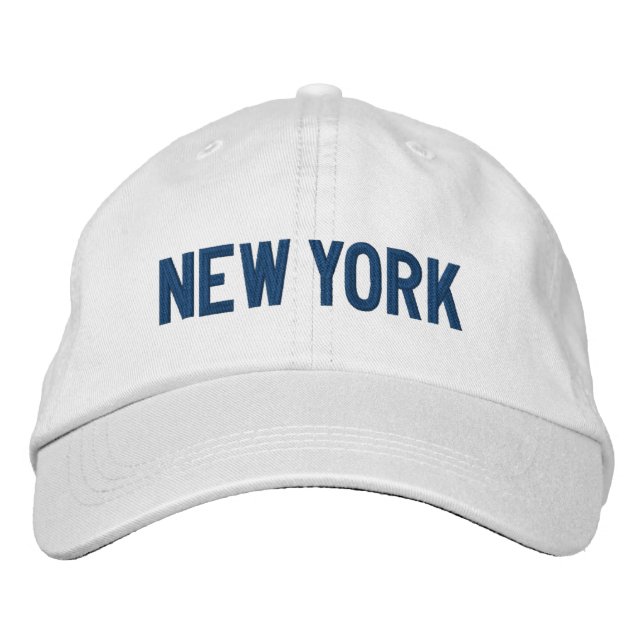 Bordada GORRA de NUEVA YORK (Anverso)