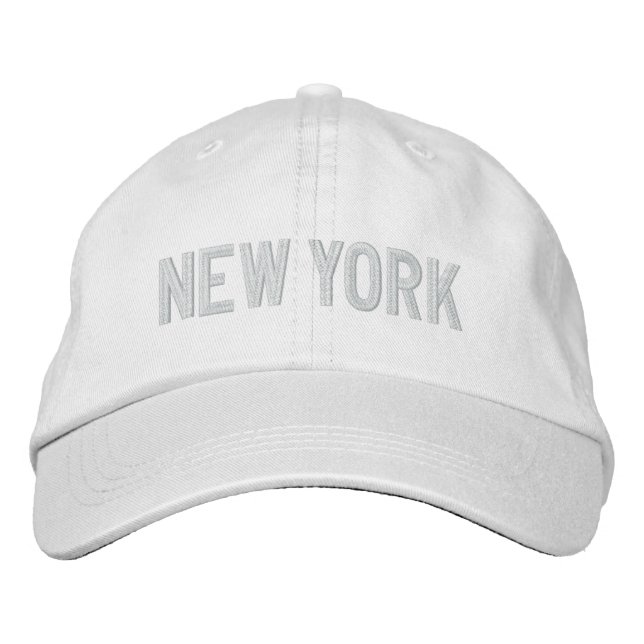 Bordada GORRA de NUEVA YORK (Anverso)