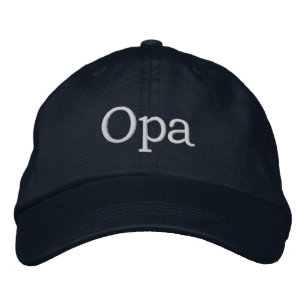 Bordada Gorra de Opa Embroidered