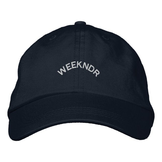 Bordada Gorra de papá Wekndr CV (Anverso)