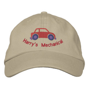 Bordada Gorra de personalizable o mecánico