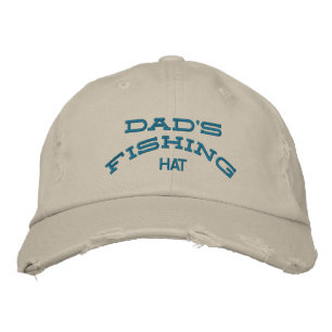 Bordada gorra de pesca de papá